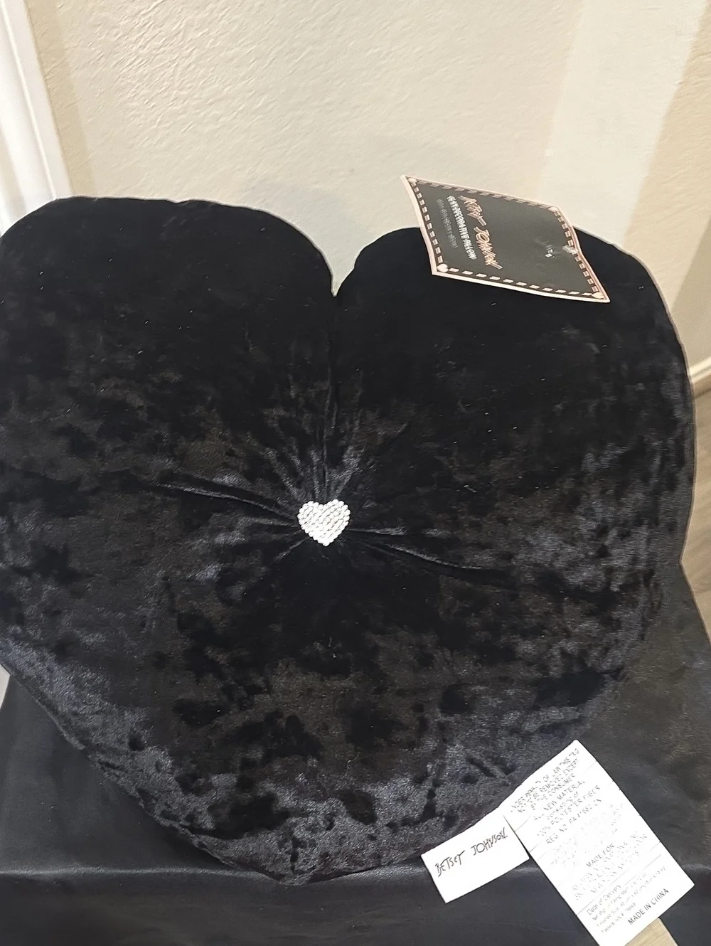Betsey Johnson heart shaped
